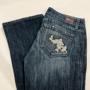 Paige Jeans with flower design